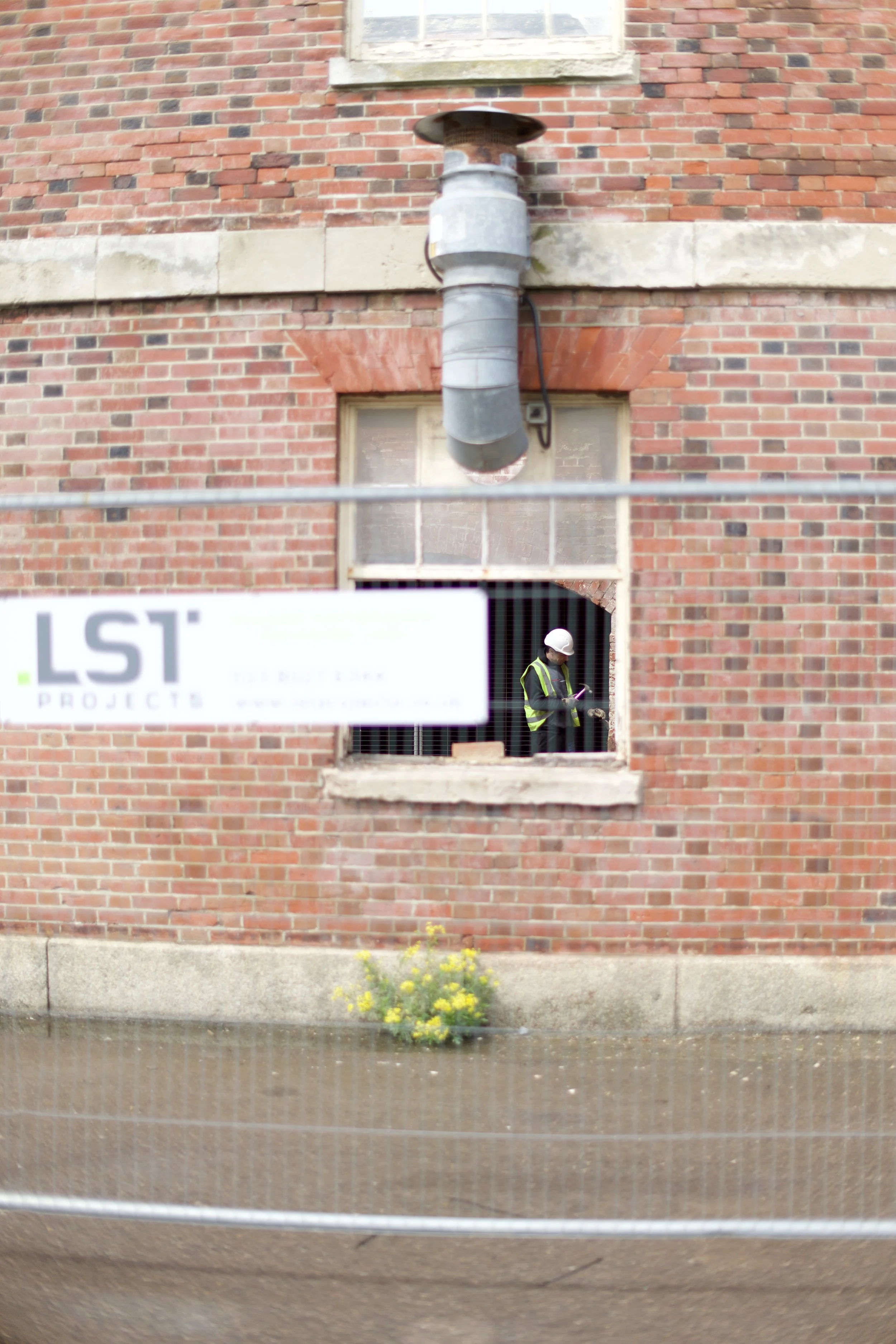 Interior preparations are now underway in the former Royal Navy Rum Store at Victoria Quay, Gosport.