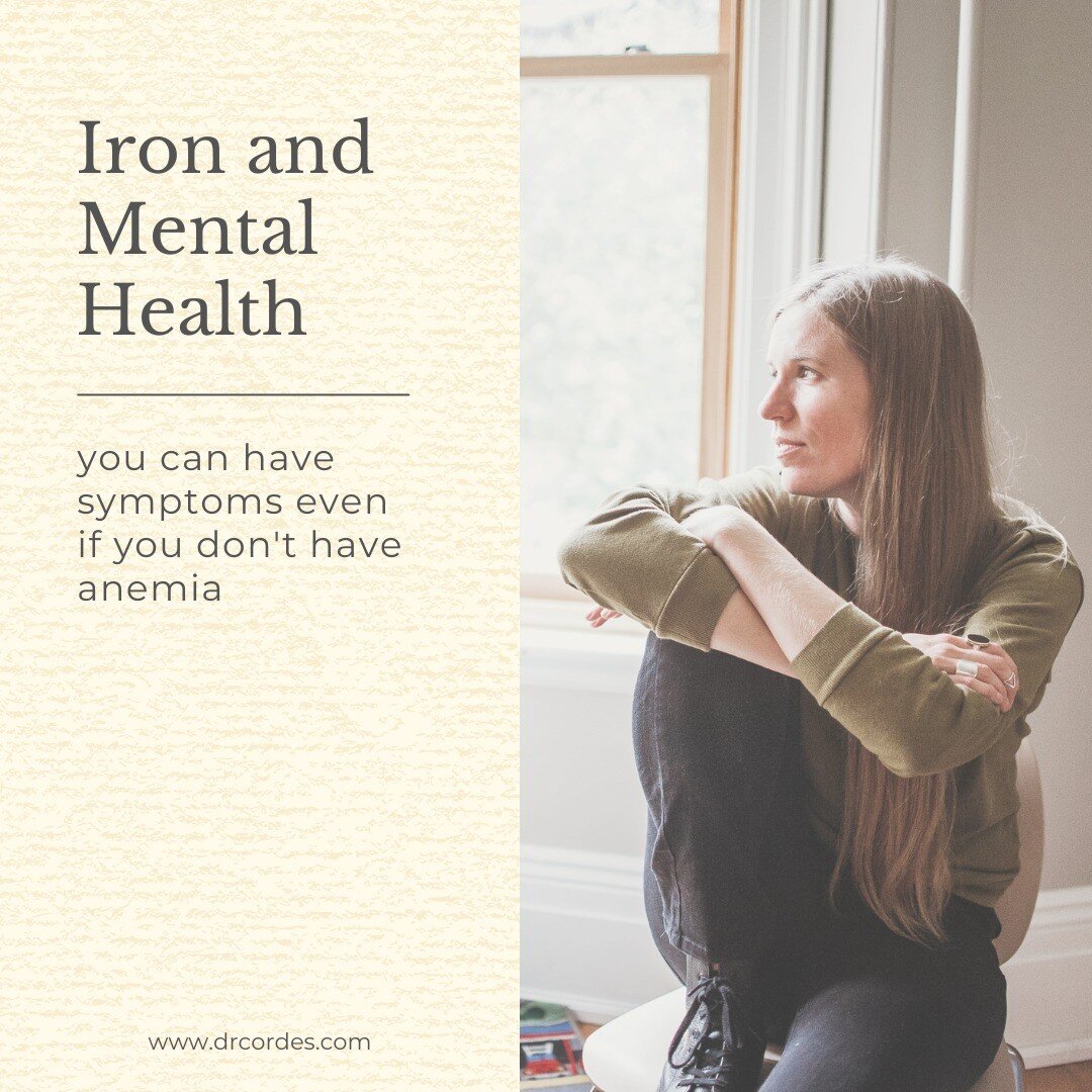 It may be a good idea to look further into iron blood tests if you have any symptoms of low iron and haven't investigated for low iron beyond a ferritin level. I have seen sufficient supplementation make a dramatic difference for the wellbeing of so 