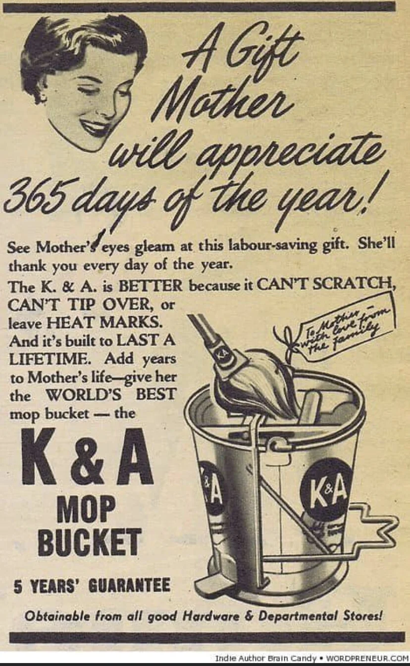 Vintage Sexism:Mop & Bucket ‘Elation’