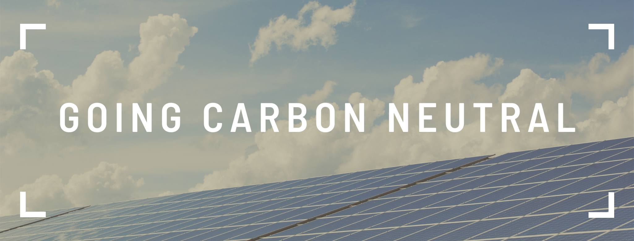 Going Carbon Neutral