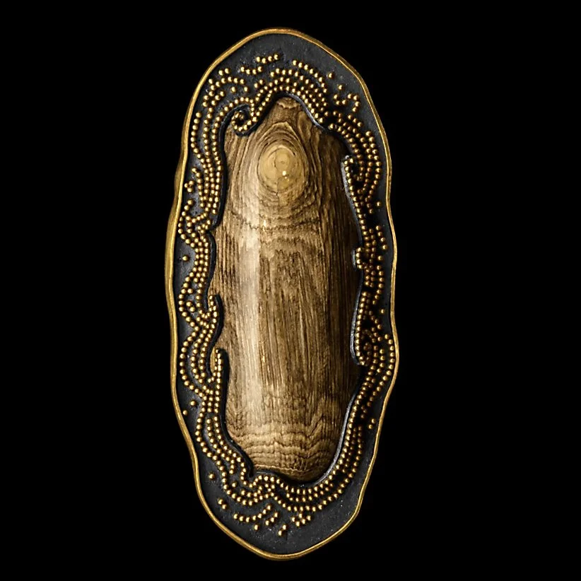 Arctic Coral Granulated Pin.jpg