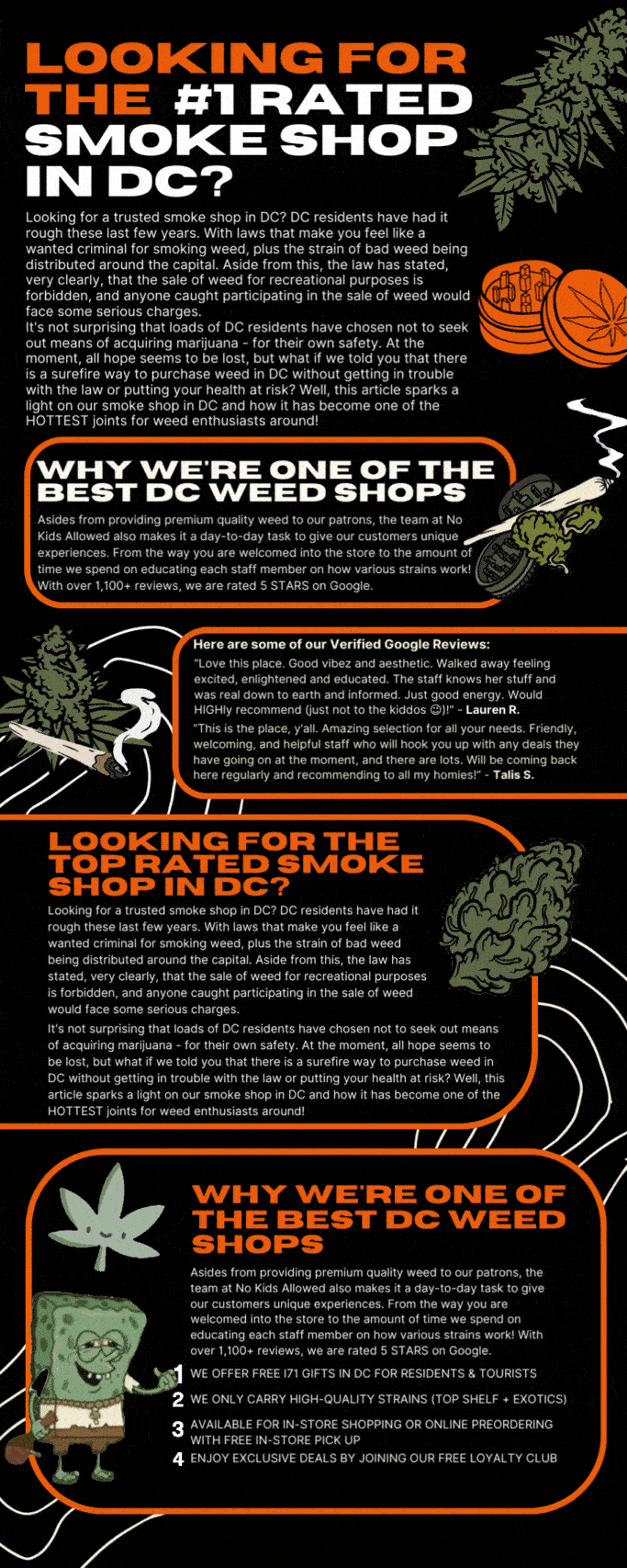 Looking for THE 1 Rated Smoke Shop in DC? [Free Weed Gifts]