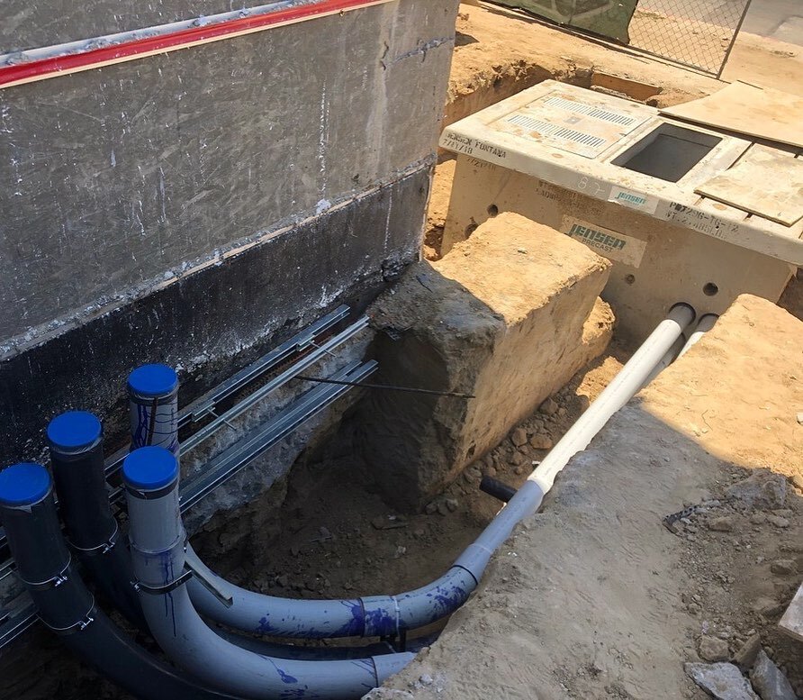 Is your project in a methane zone? If so, you will need to plan for an outdoor pull section.
 
Here&rsquo;s a behind the scenes look at an underground pull section being installed on one of our projects in LA!🦺🚜