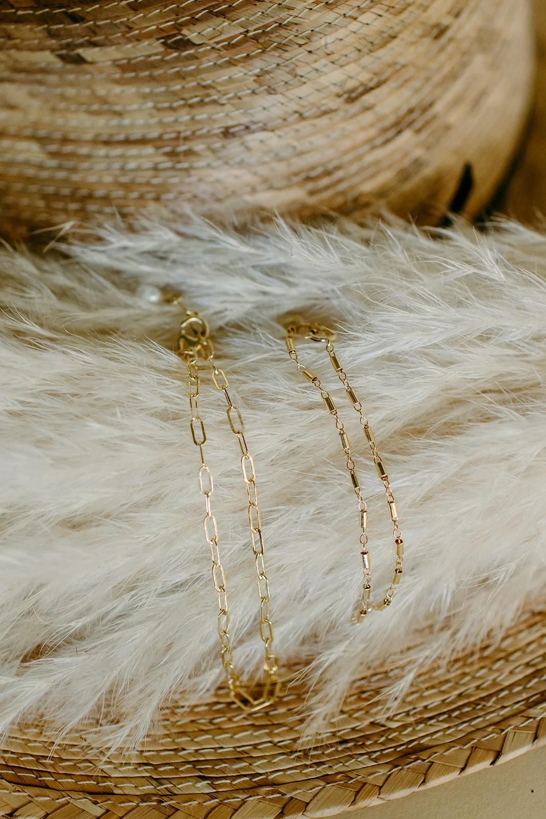 feminine gold stacking bracelet