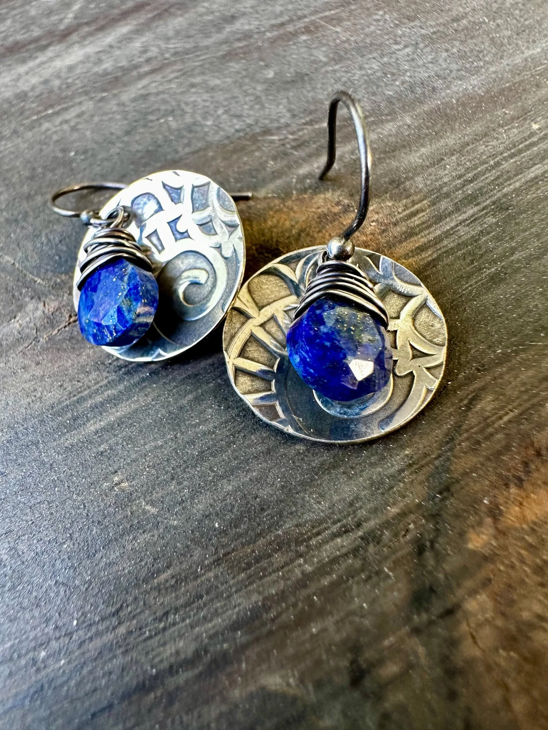 lapis lazuli earrings