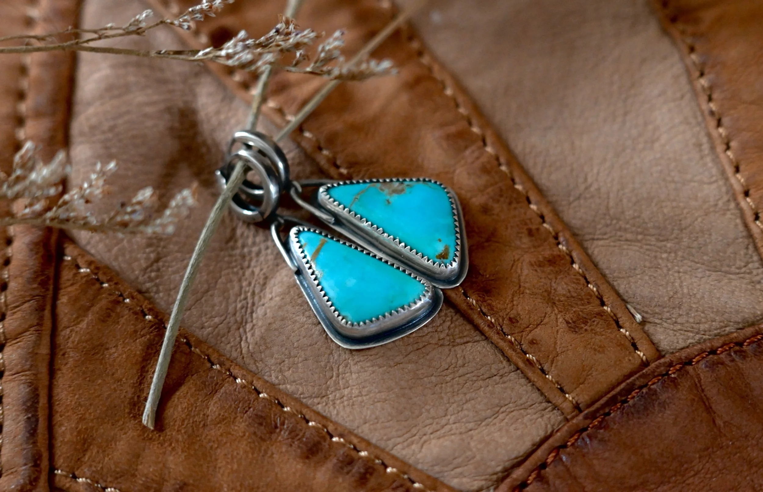 sterling silver metalwork earrings