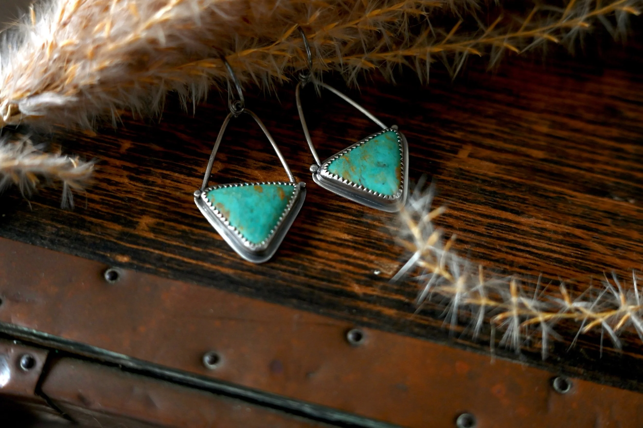 turquoise bezel set rodeo jewelry
