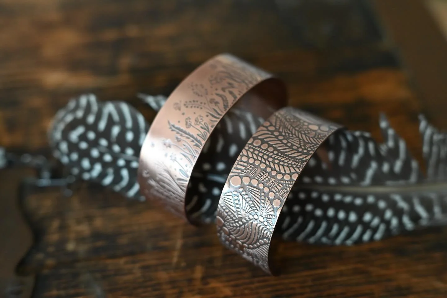 New copper cuffs available tomorrow at the Dunedin Friday farmers market.