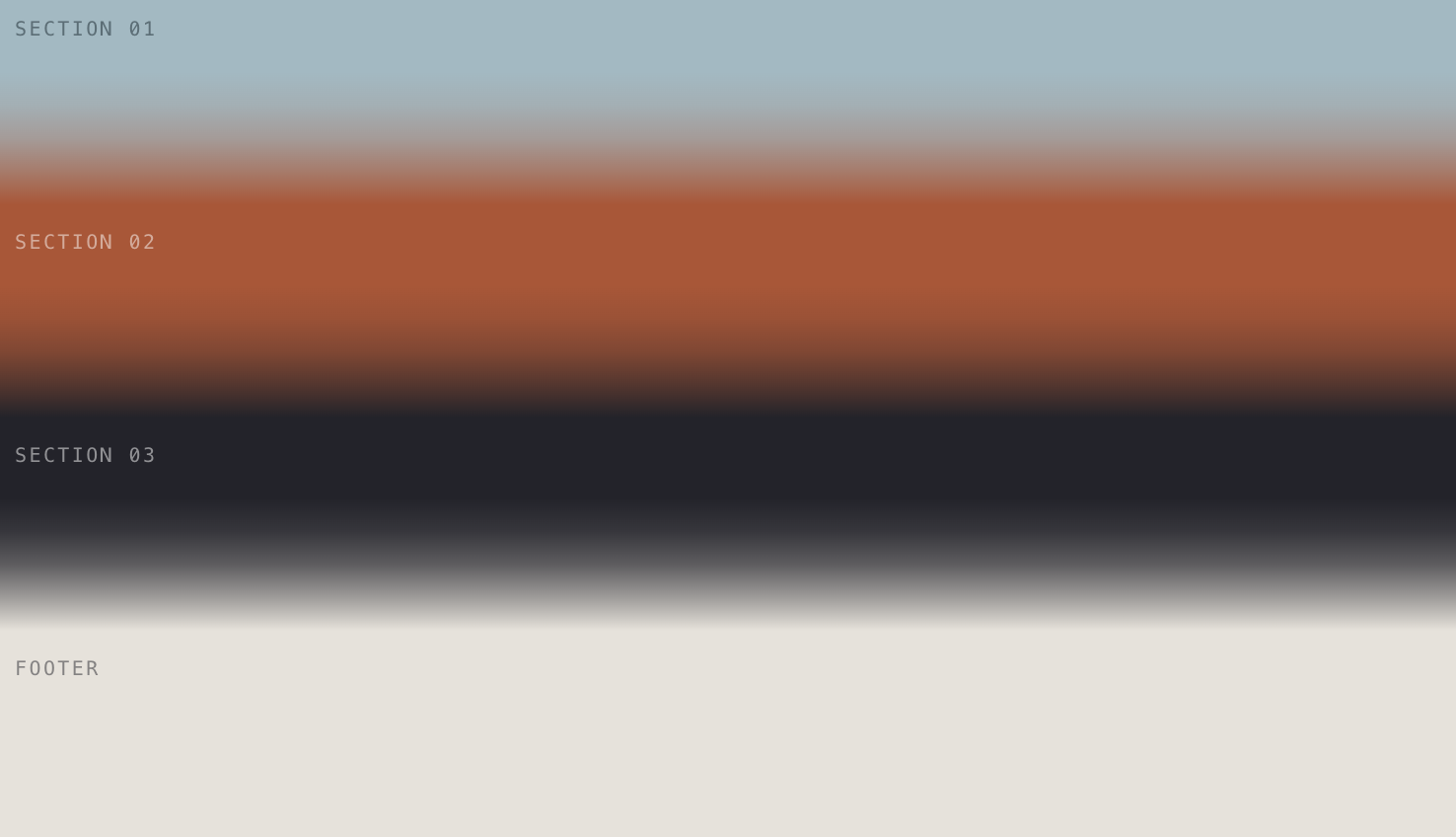 Squarespace Section Fade Transition