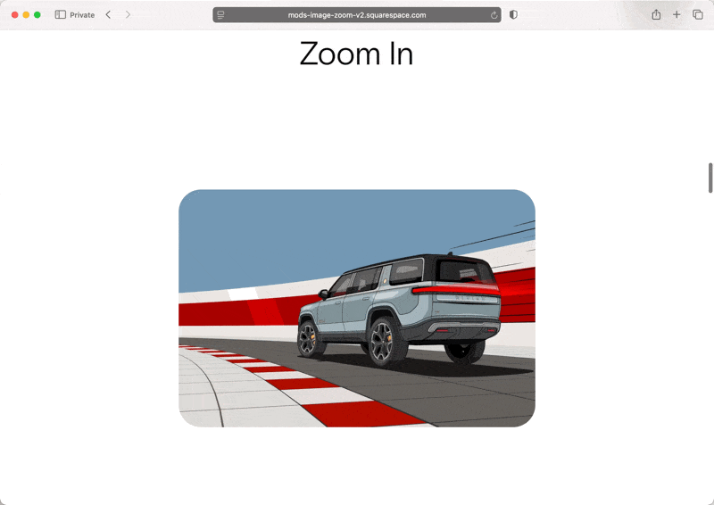 Squarespace Image Zoom: Zoomify