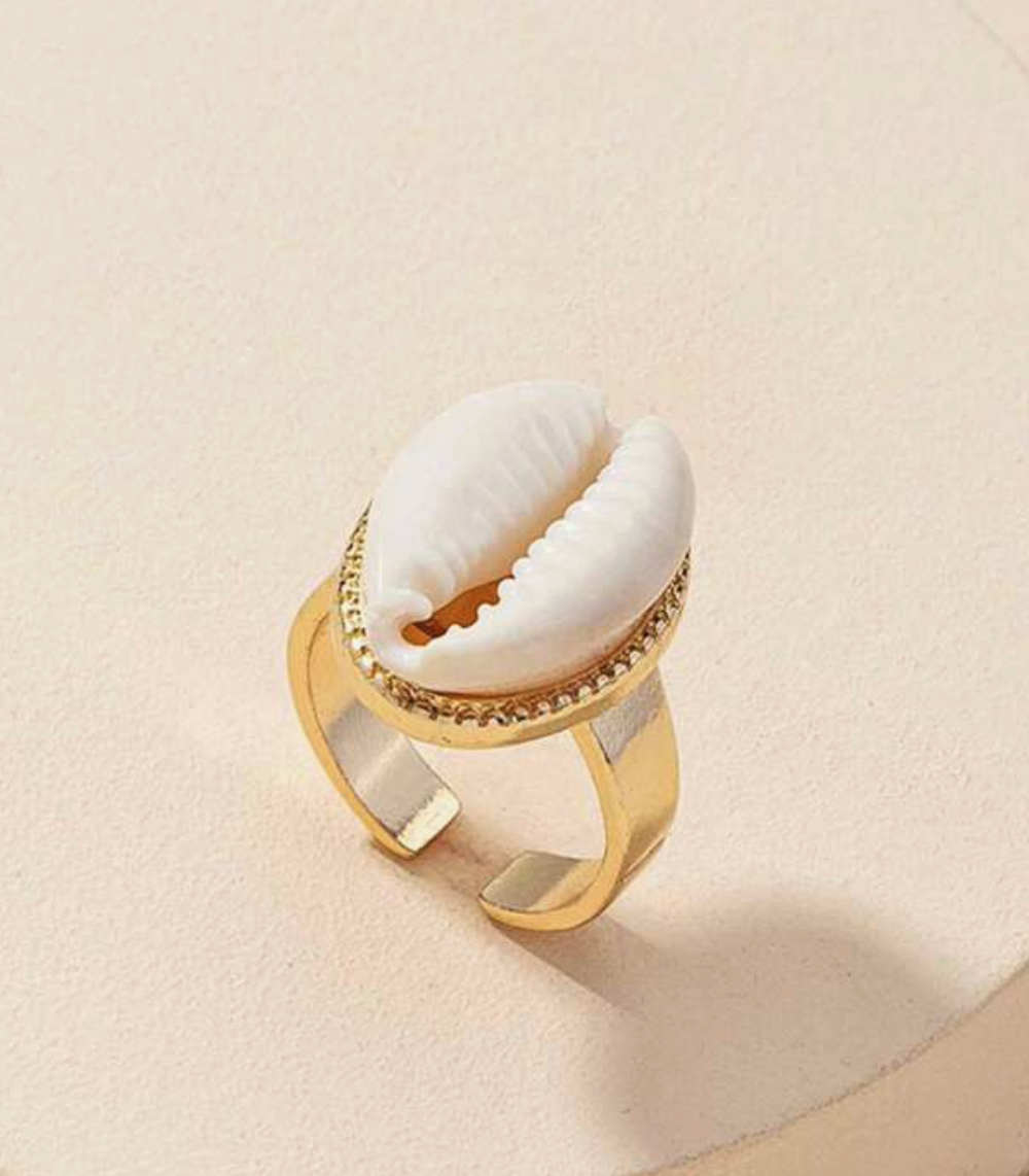 Cowrie pendant ring 1.3 - Style Me African