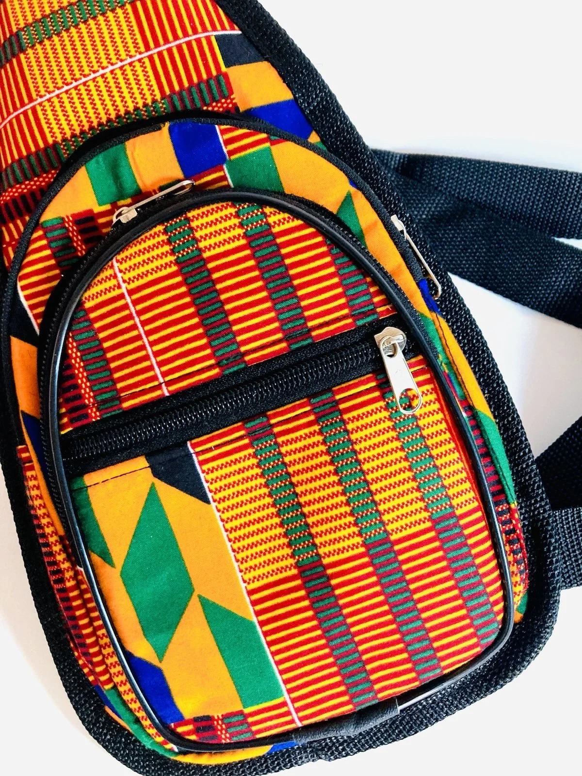 Unisex Kente Crossbody Bag