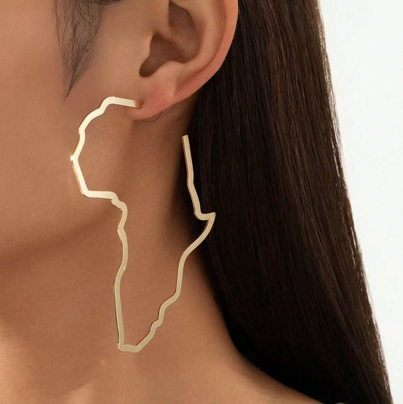 Gold Africa map stencil earring 1.1 - Style Me African.png
