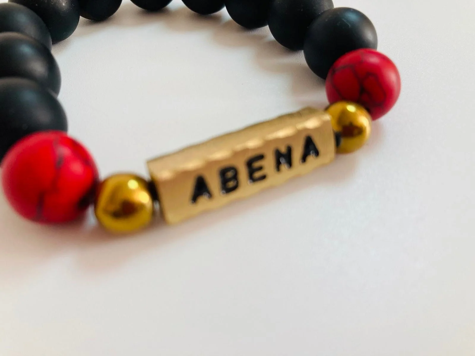 Abena Tuesday born glass bead female bracelet 1.1 - Style Me African