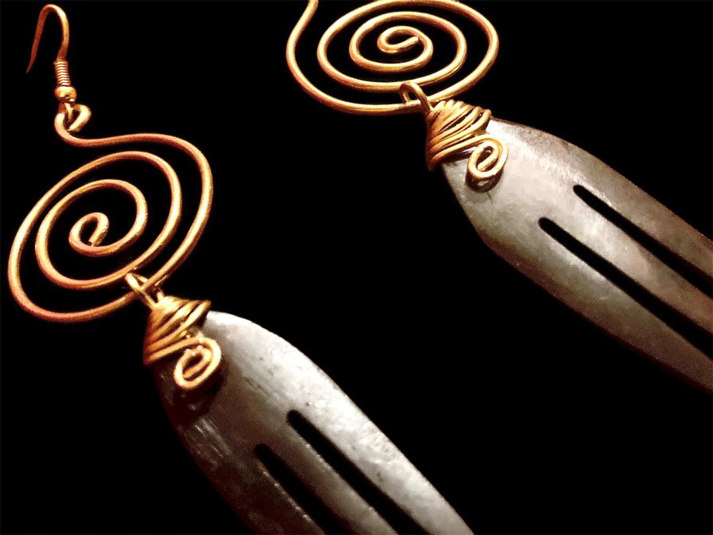 Wooden Afro comb ethnic earrings 1.2 - Style Me African