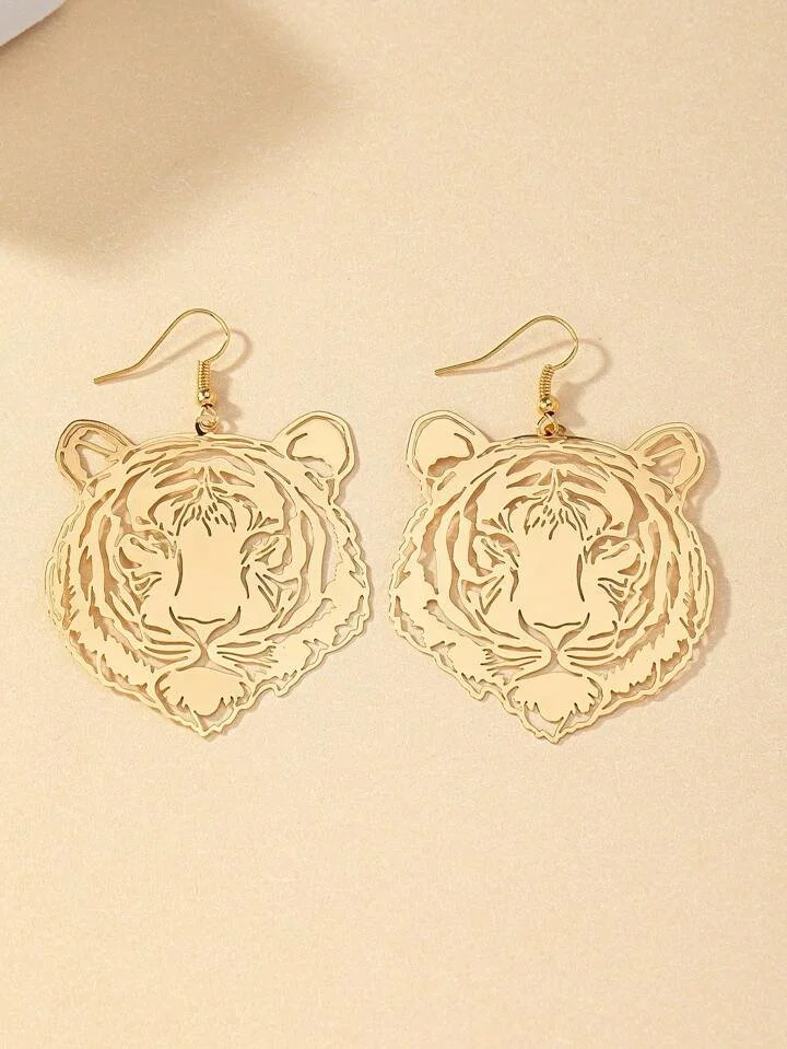 Gold Safari tiger earrings 1.3 - Style Me African.jpeg