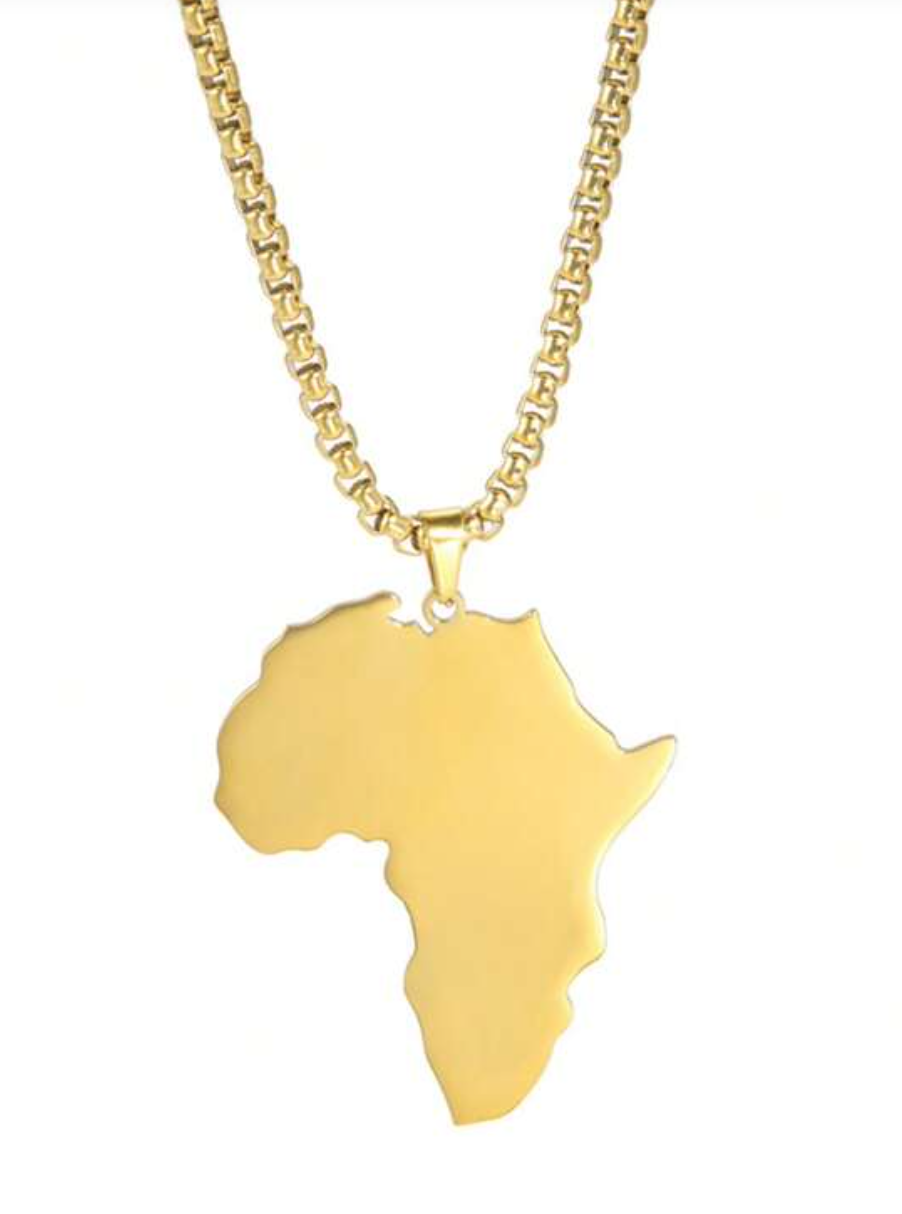 Men’s Africa map gold chain 1.2 - Style Me African.png