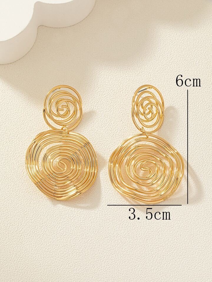 Ethnic irregular gold earring 1.5- Style Me African.jpeg