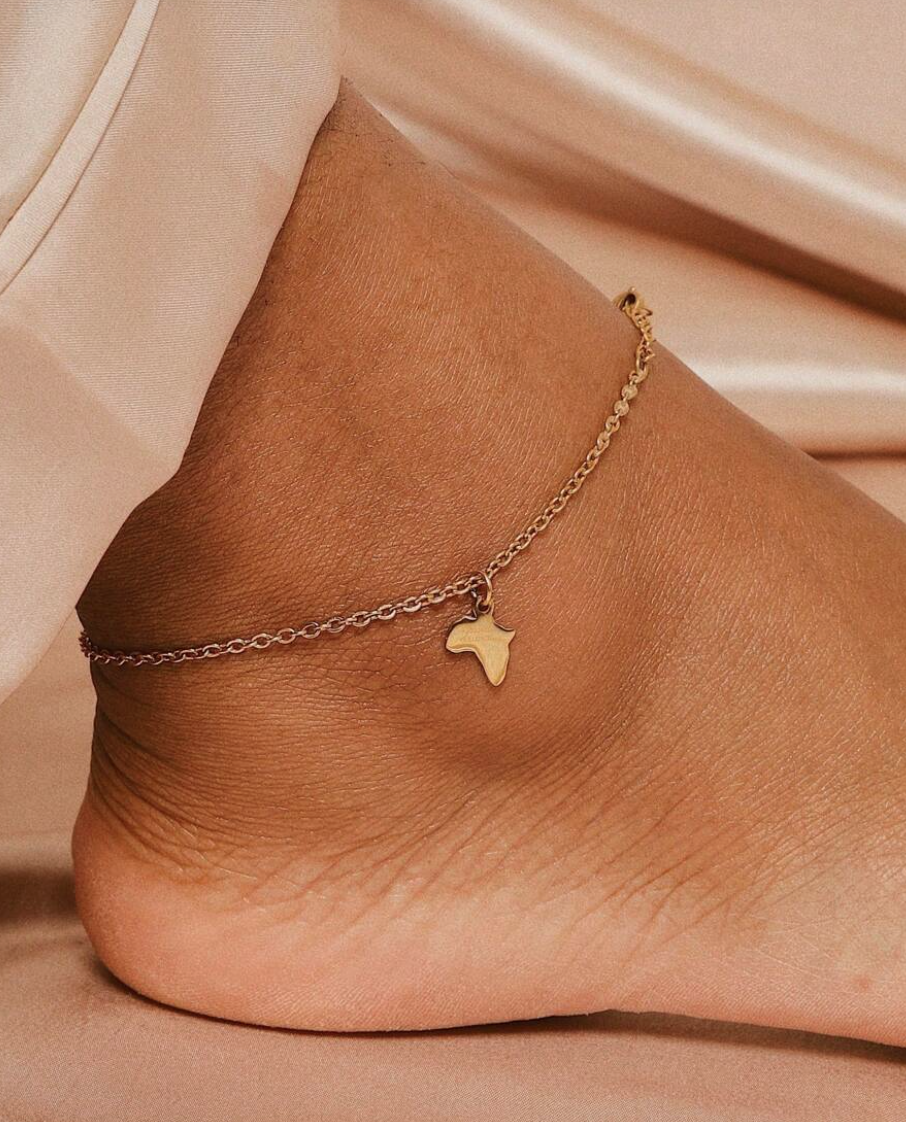 Gold Africa pendant Anklet 1.1 - Style Me African.png