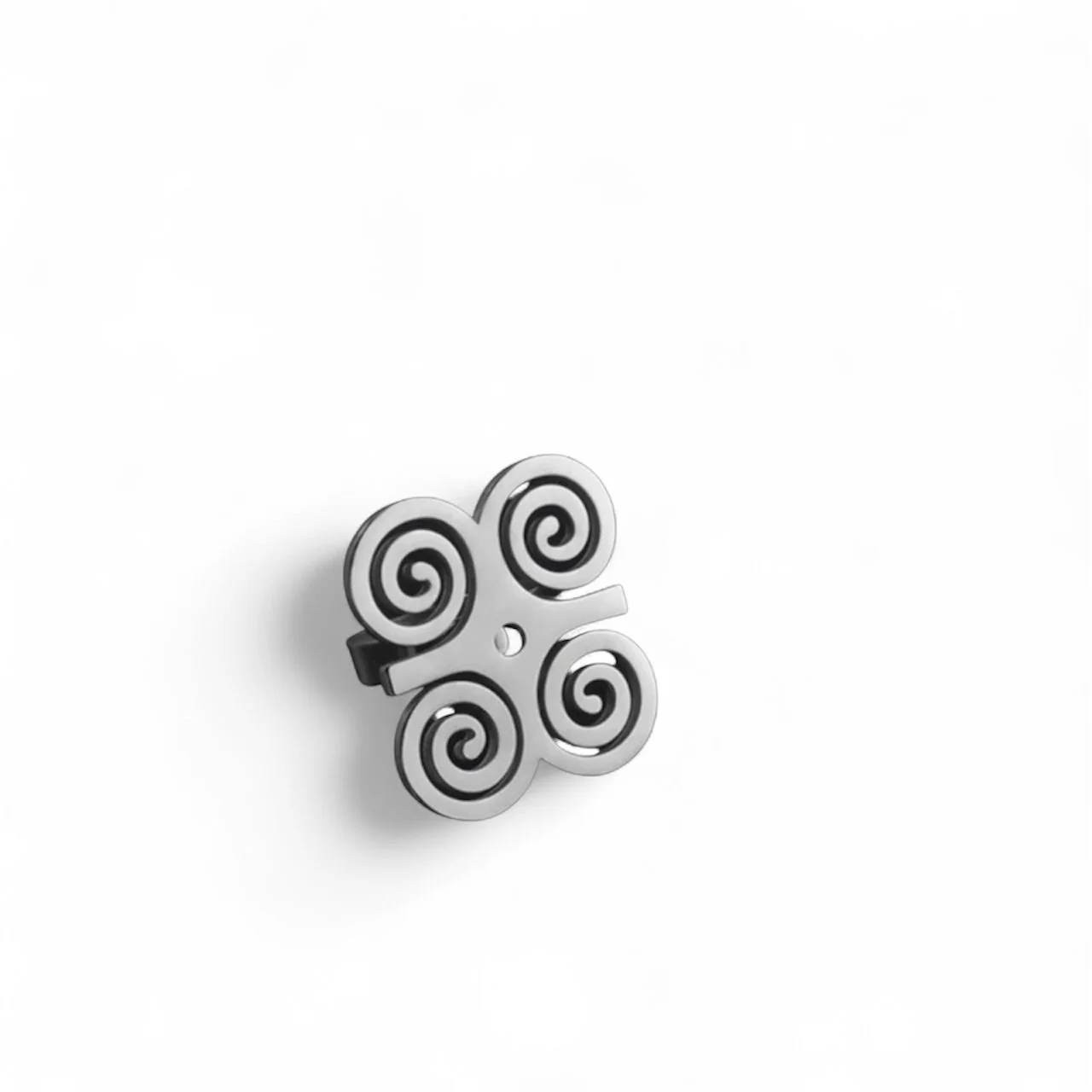 Unisex Silver Dwennimmen Adinkra ring 1.5 - Style Me African.jpeg