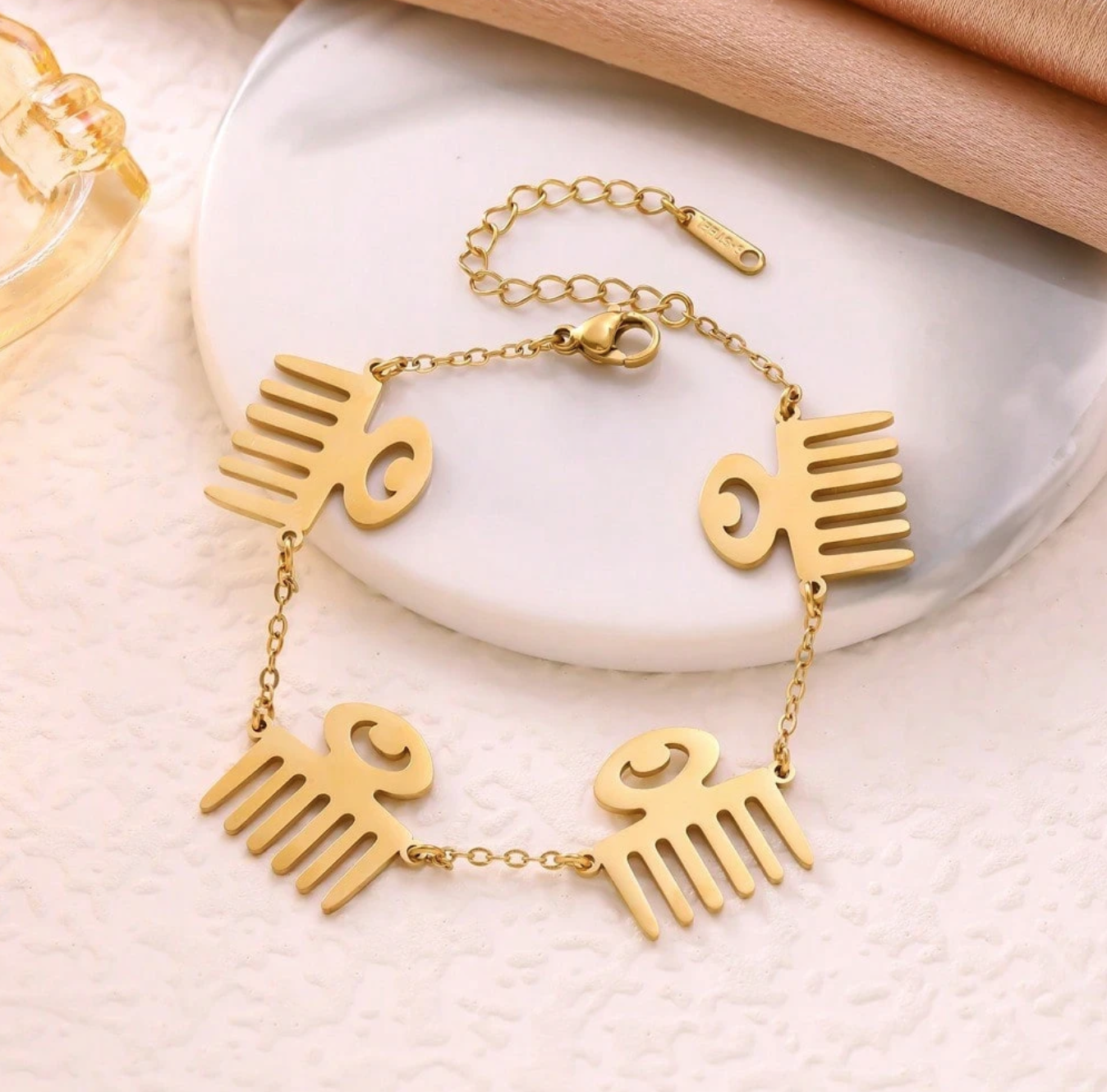 Gold Duafe Adinkra bracelet 1.1 - Style Me African.png