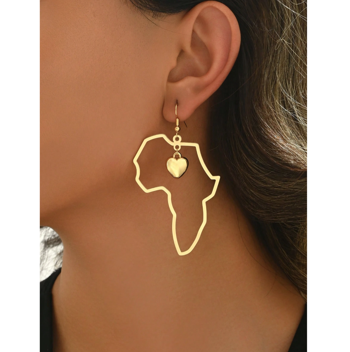 Gold Africa heart pendant earrings 1.2 - Style Me African.png