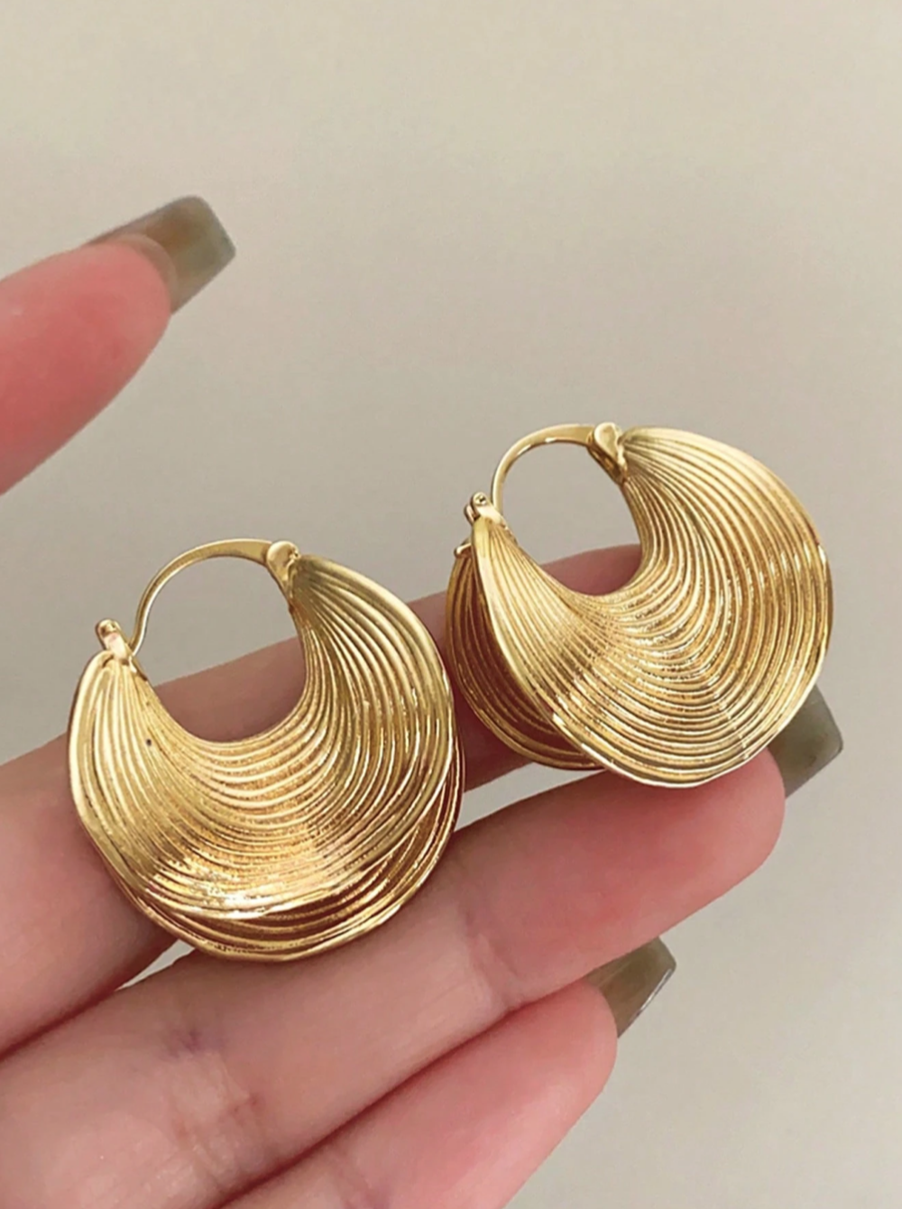 Gold Fulani style ethnic earrings 1.2 - Style Me African.png
