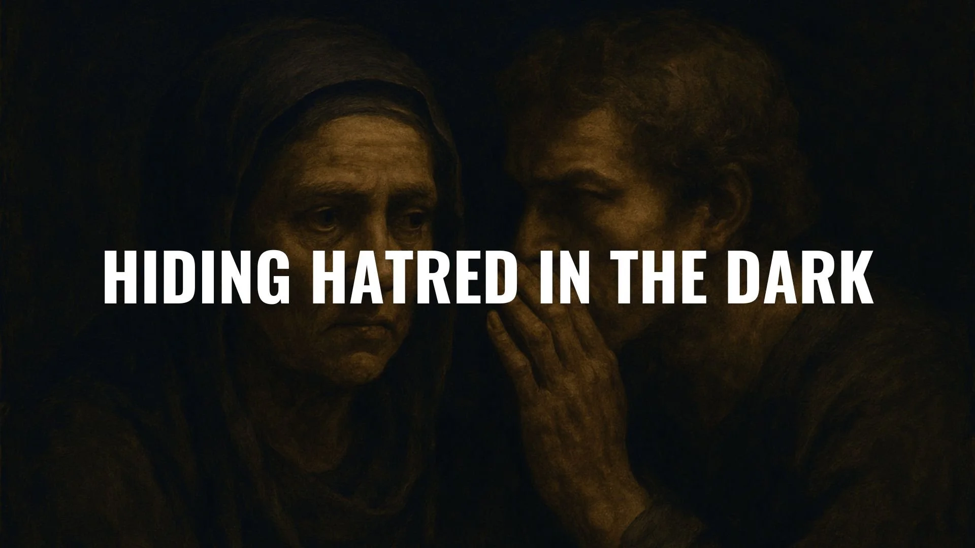 Hiding Hatred In The Dark