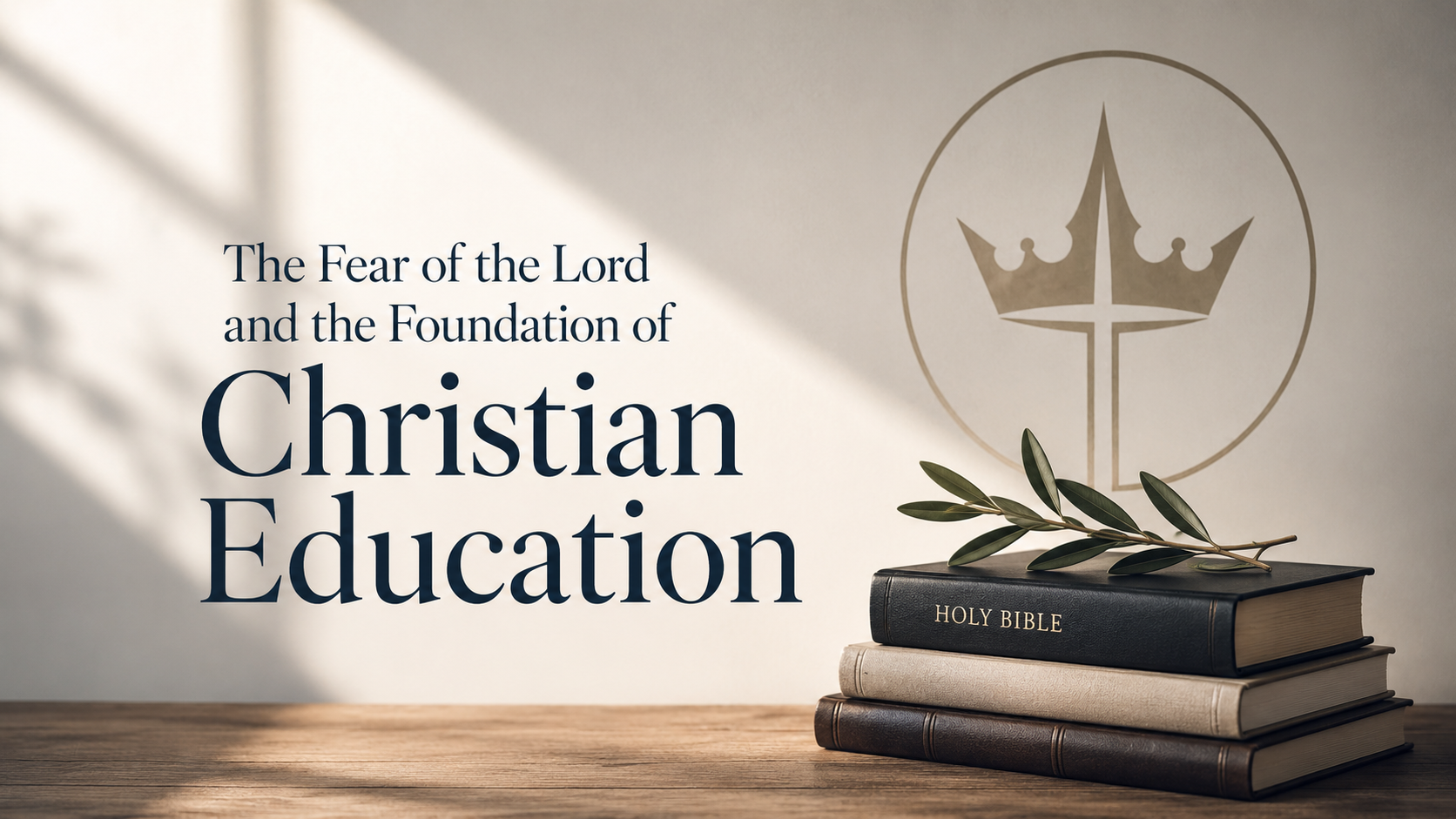 The Foundation of Christian Education