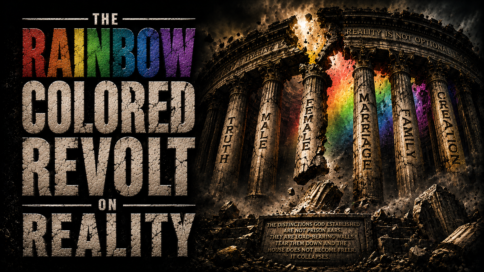 The Rainbow Colored Revolt On Reality