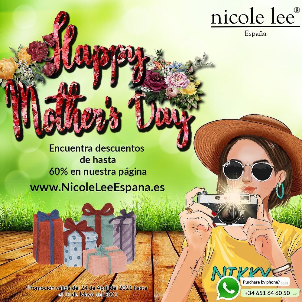 Descuentos incre&iacute;bles para regalarle a mam&aacute; algo especial! #NicoleLeeEspa&ntilde;a #nicoleleeusa #NLlook #LoveMeHateMeNL #felizdiamam&aacute; #espa&ntilde;a #ofertas