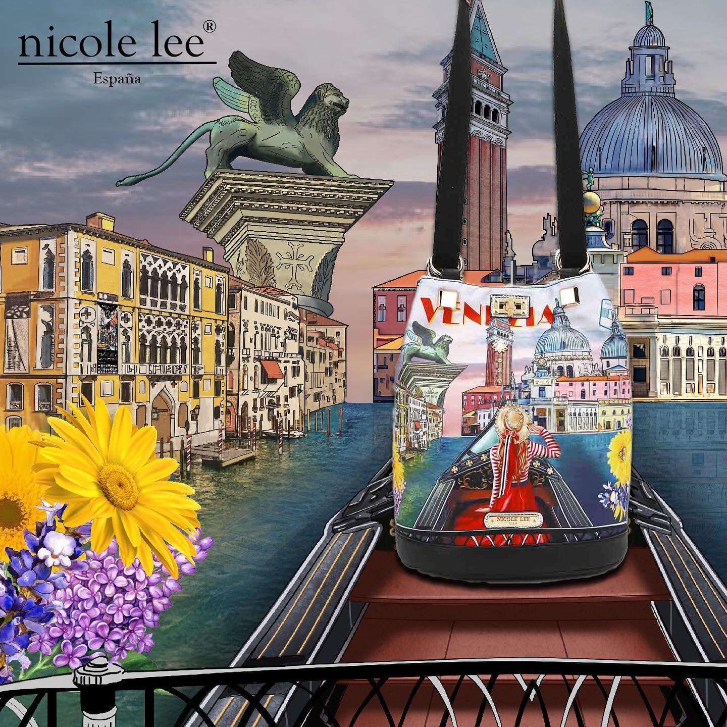 Este bolso nos representa a todas! Con ganas de viajar y explorar los rincones mas lindos de este planeta. Nos encanta la colecci&oacute;n Honeymoon in Venezia!! #NicoleLeeEspa&ntilde;a #nicoleleeusa #NLlook #LoveMeHatemeNL #espa&ntilde;a #venezia #b