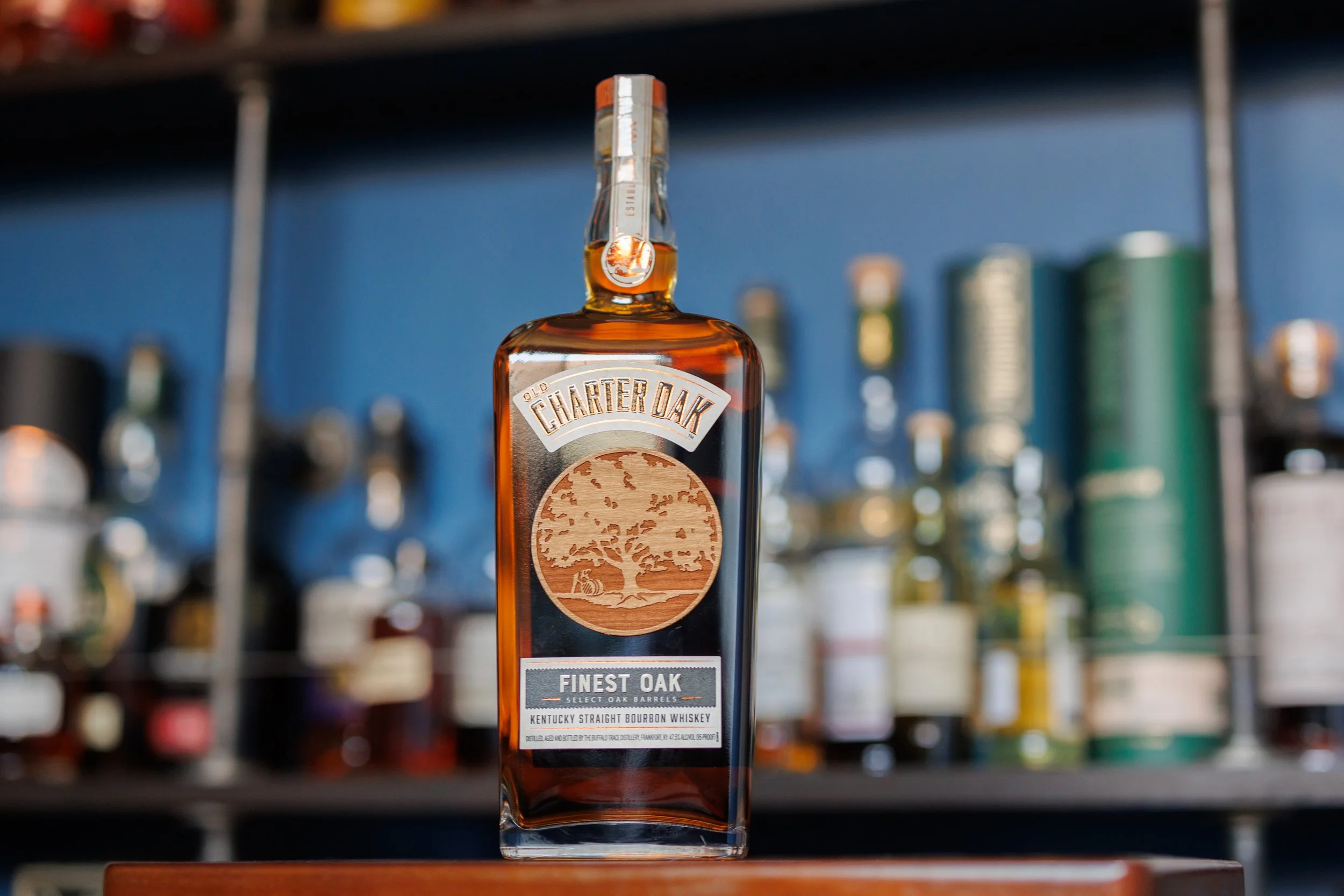 Old Charter Oak Finest Oak Bourbon Whiskey