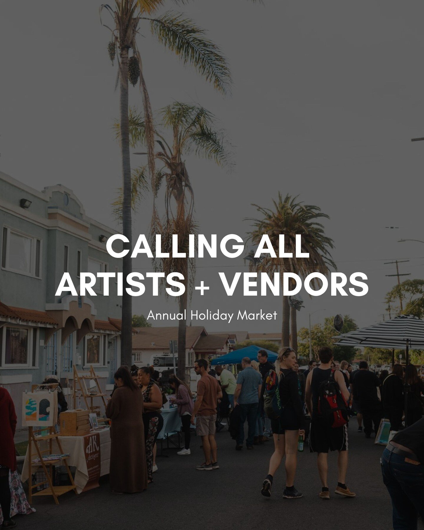 CALLING ALL VENDORS &amp; ARTISTS ➡️ We're looking for participants to join us for our annual holiday market, held on December 10th from 11am-4pm!⁠
⁠
Head to our link in bio to apply! Know someone who'd be a great fit? Tag them in the comments. ⁠
⁠
N