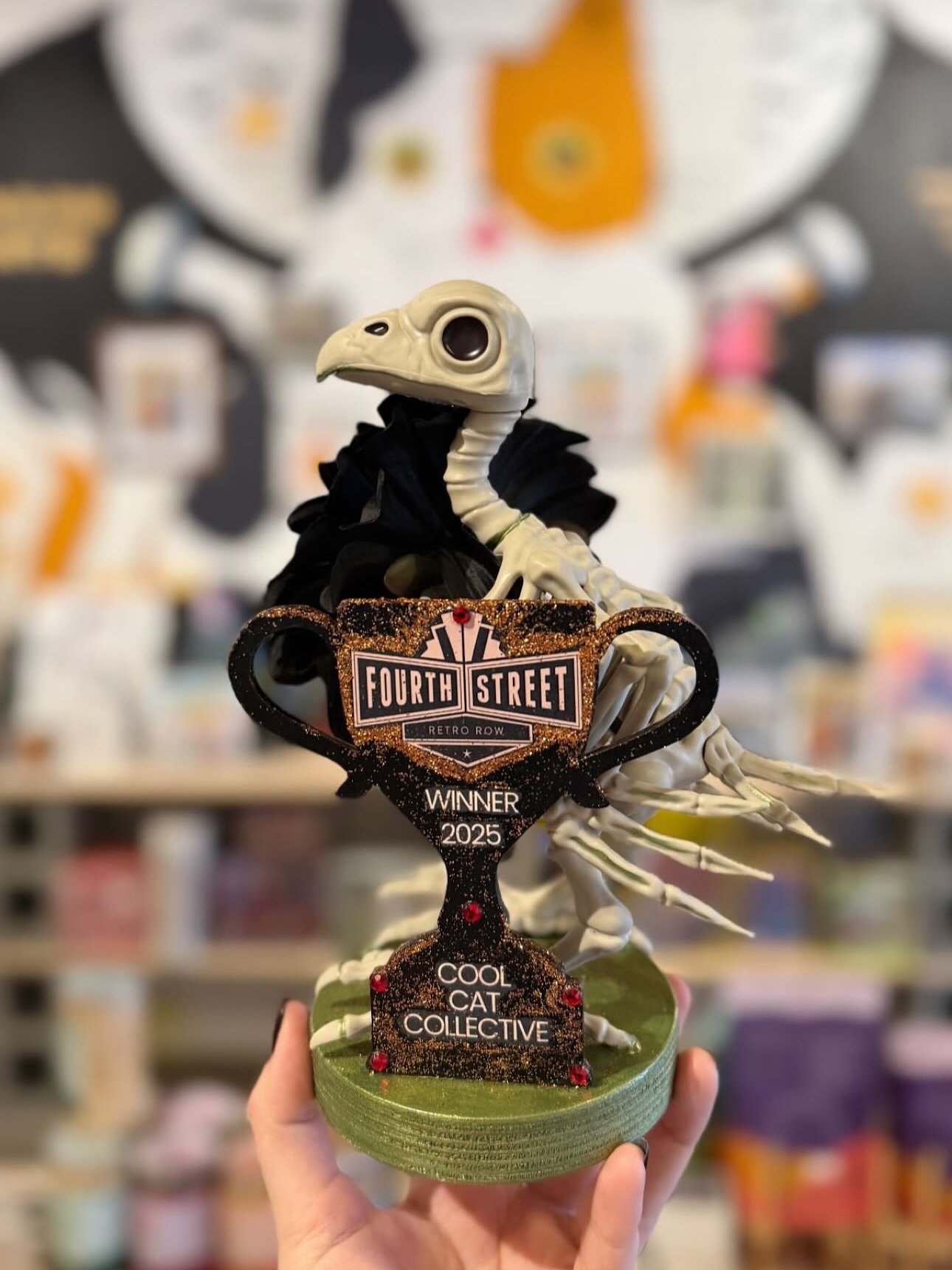 We&rsquo;re pleased to announce the WINNER of the Boo-tiful Business Battle&hellip; @coolcatcollectivelbc! 👻 

From painted wall art with 3D elements, to a real live black cat scheming some tricks, visiting their space is an actual treat!

Check the