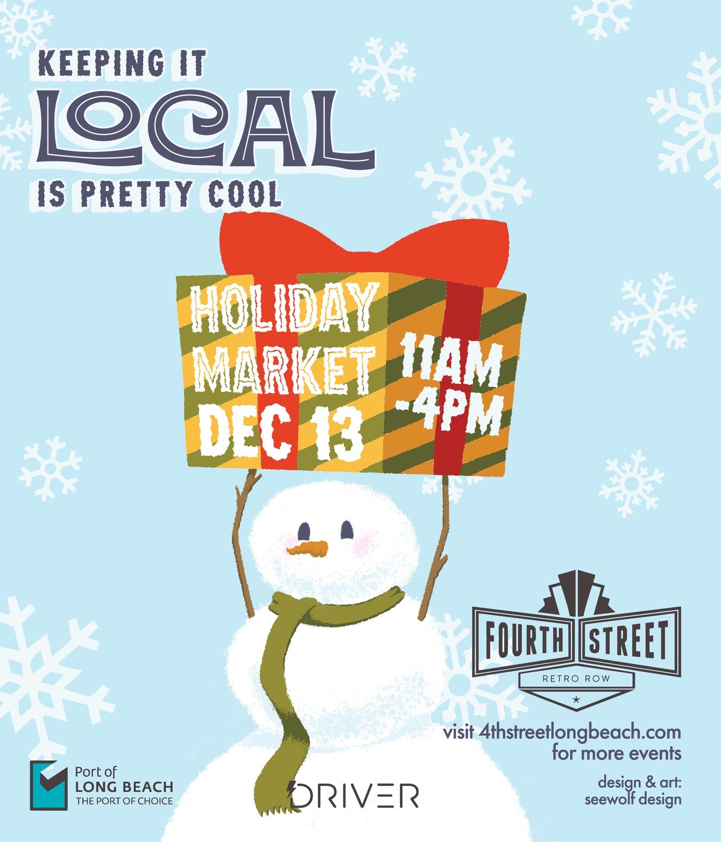 We&rsquo;re looking for artists, makers, and creators to join us!⁠ Share this with someone or secure your vendor spot for this month&rsquo;s event before it&rsquo;s too late at the link in our bio.⁠
⁠
You're invited to our annual Holiday Market on 4t