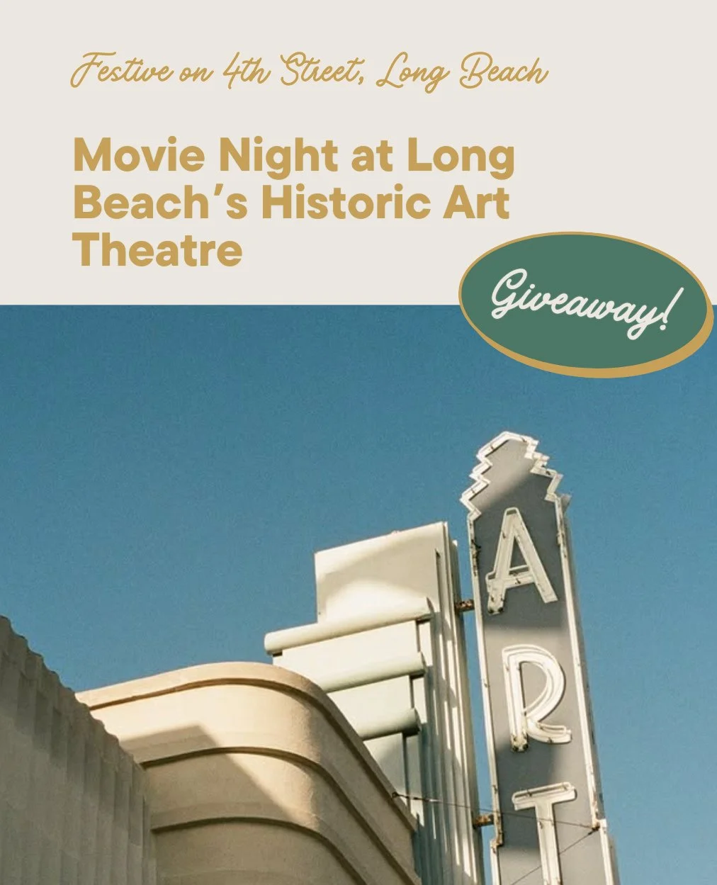 Enter to win a film night for two ($50 value) at Long Beach&rsquo;s historic @arttheatrelongbeach. Swipe to see the lineup of classic and cult-favorite holiday films and don't miss the Christmas Eve release of Marty Supreme! It's the perfect way to s