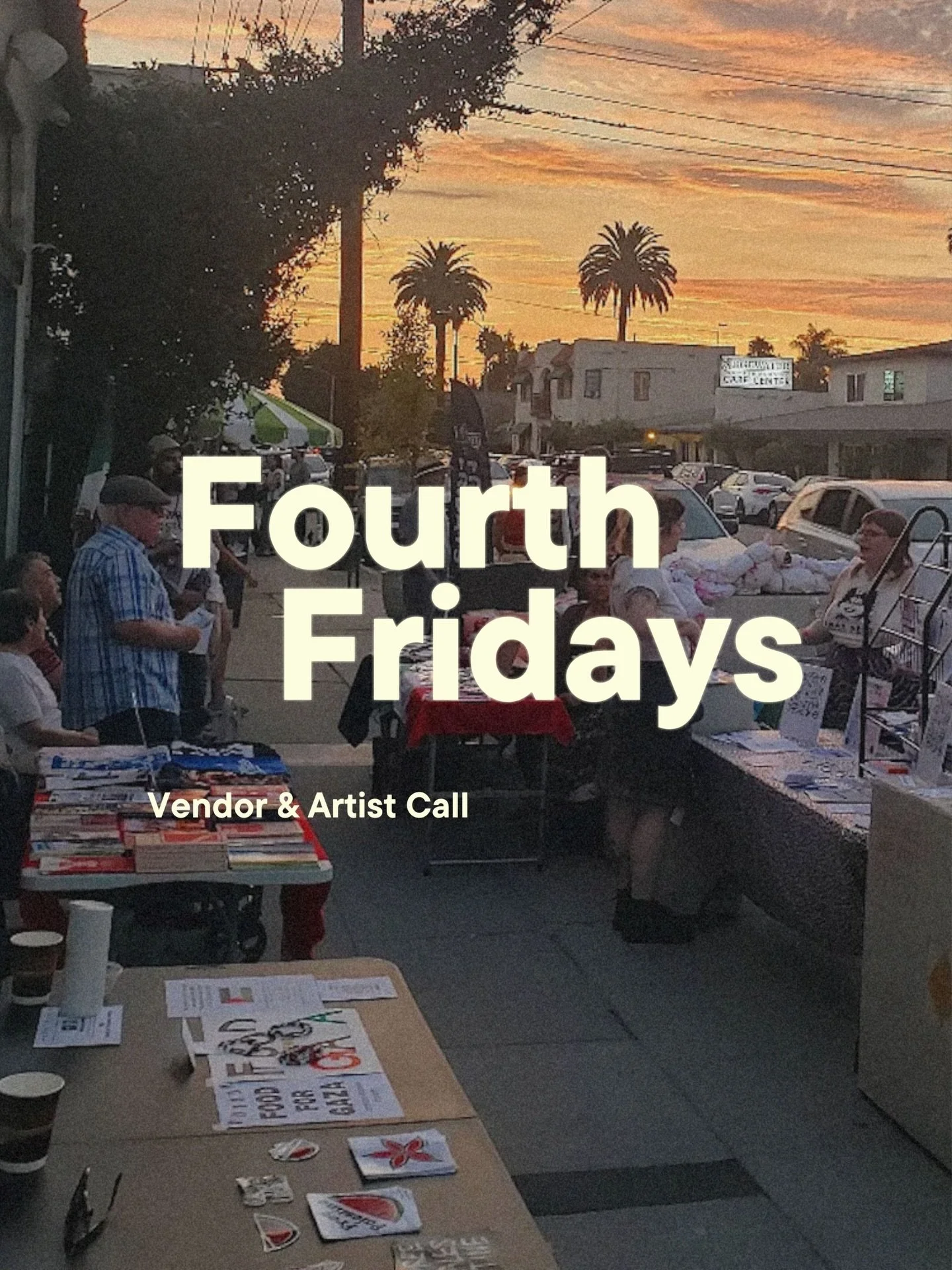 ⁠Calling all artists, makers, and creators 🎨⁠
⁠
Join us for the first Fourth Fridays of 2026 on 2/27 from 6&ndash;9pm! Secure your spot before it&rsquo;s gone. Apply now via the link in our bio.⁠
⁠
📸: @kajoralovely⁠