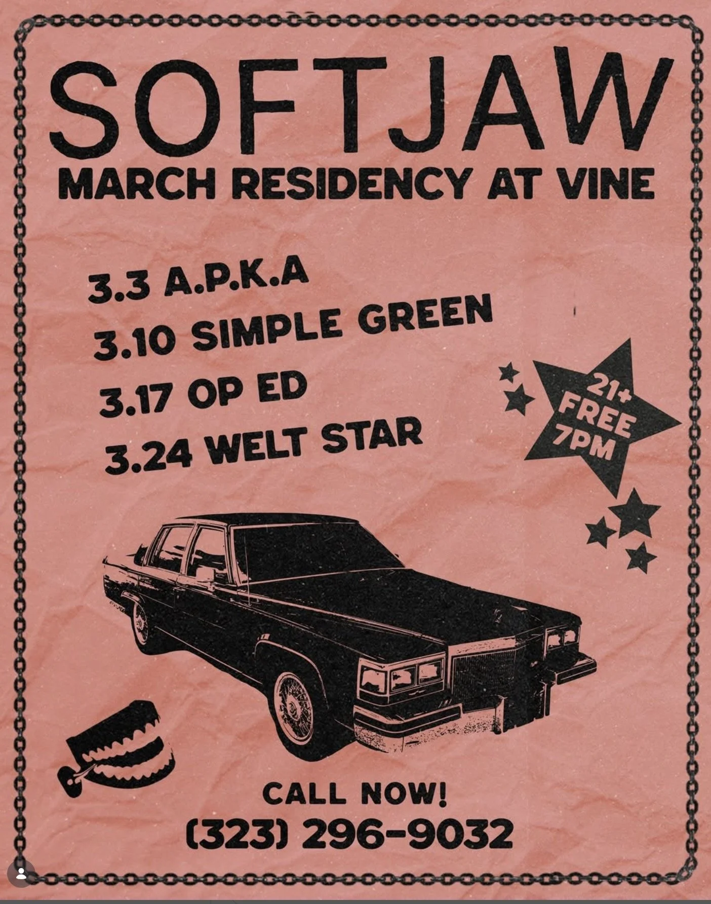 SOFTJAW MARCH RESIDENCY AT VINE