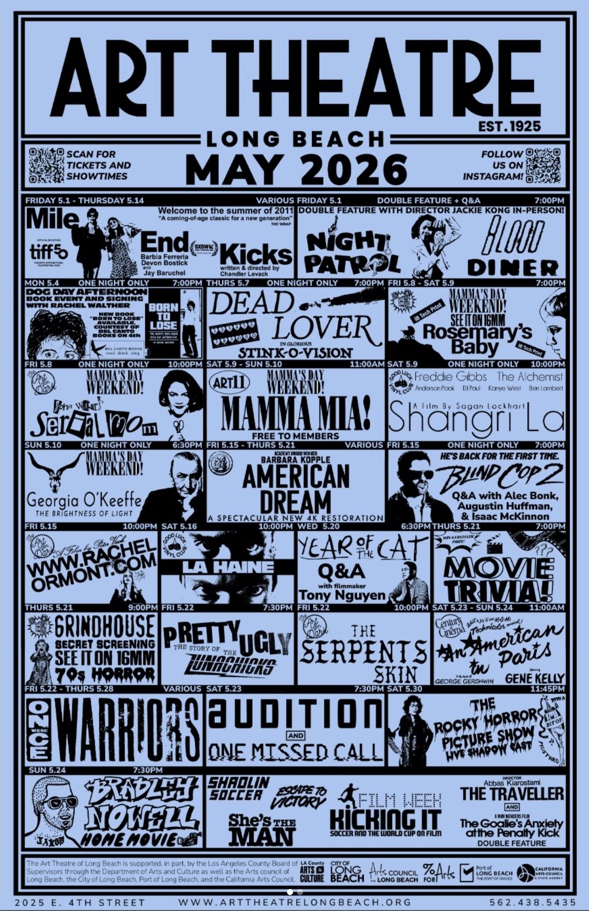 Art theatre May events