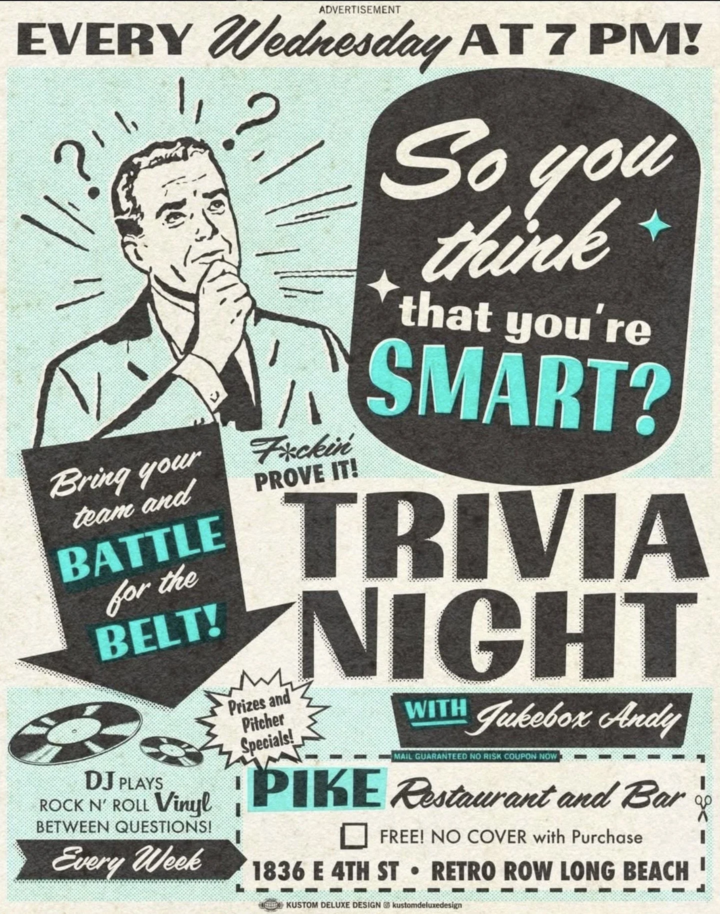 Trivia night every wednesday