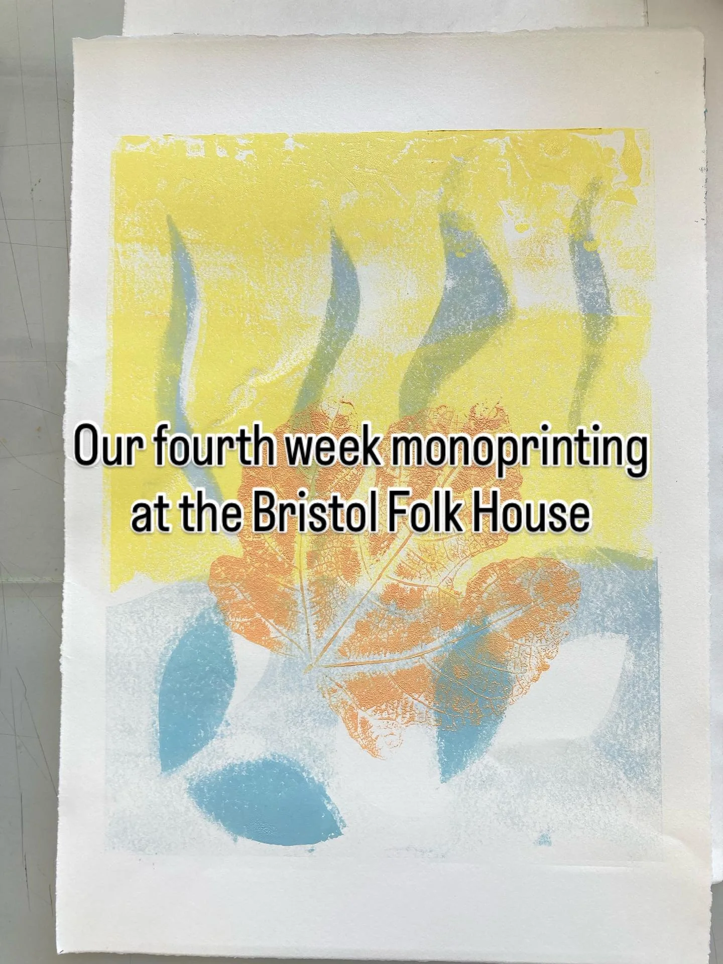 Week four in our 6 week monoprinting course at The Folk House in Bristol. What lovely work!! @bristolfolkhouse #bristolfolkhouse #printmaking #monoprinting #contemporarydrawing #creativity 

I will be running another 6 week course from the beginning 