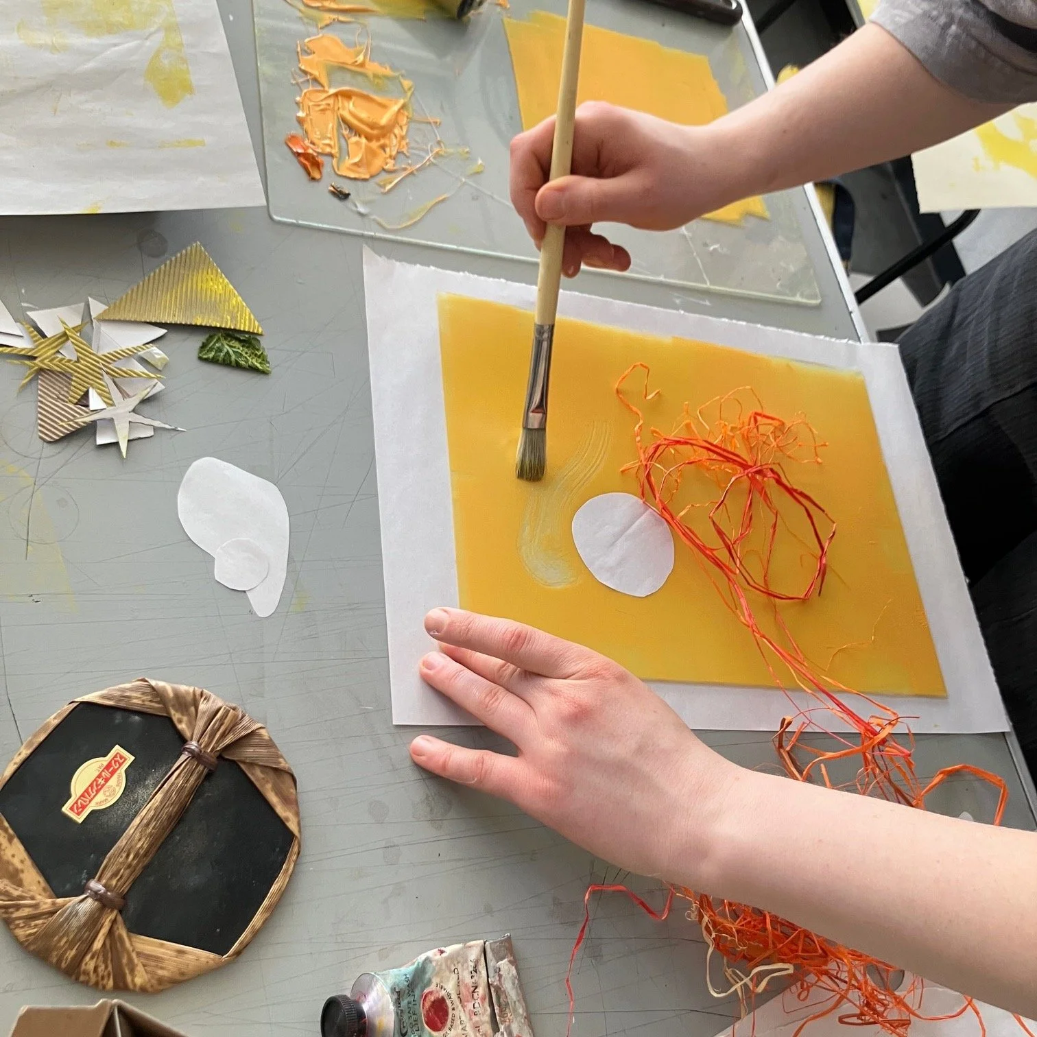 Coming up very soon at the @bristolfolkhouse. Exploring Monoprinting Courses. On 1st June I begin a 5 week course on Monday afternoons from 1.15 to 4.15 running from 1st June to 29th June. On 22nd July I am running a one day workshop from 10 to 4. Pl