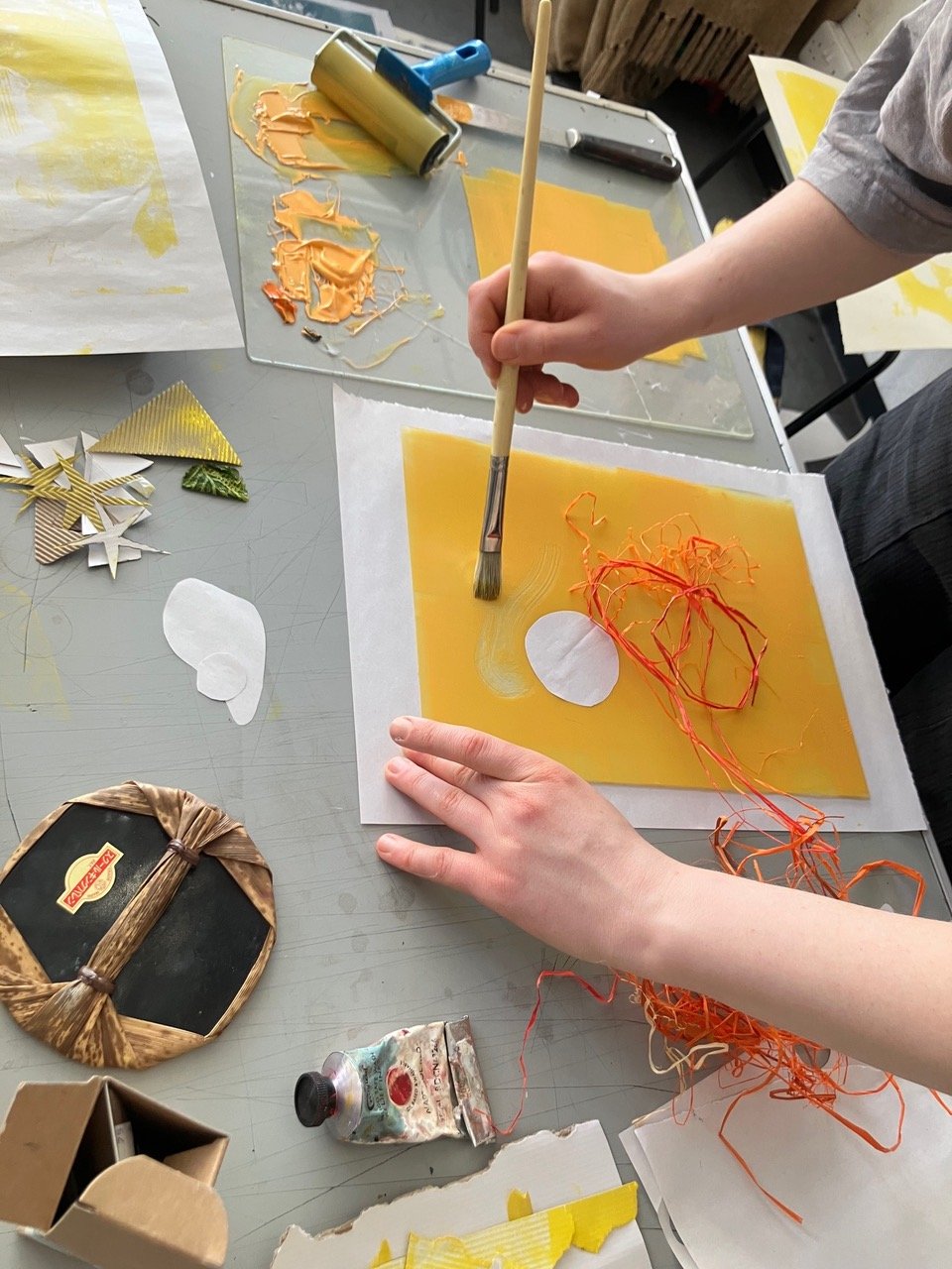 1-day ‘Exploring Monoprinting’ workshop at the Bristol Folk House