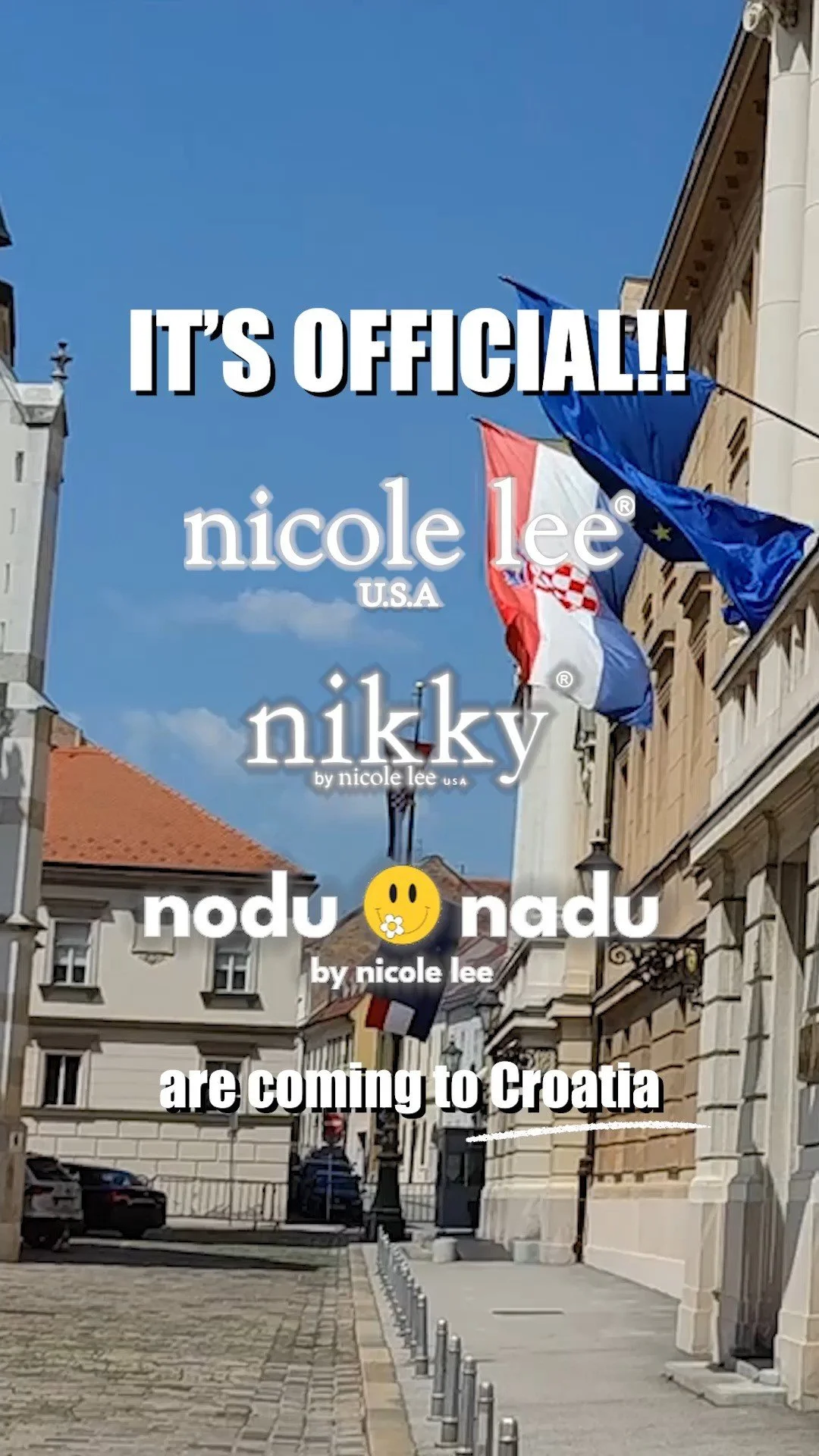 ๐ญ๐ท Nicole Lee, Nikky and NoduNadu are now in Croatia! We’re proud to announce our newest partnership with Eurocom DOO, our official distributor for Nicole Lee & Nikky across Croatia. From department stores to boutiques and tourist cities