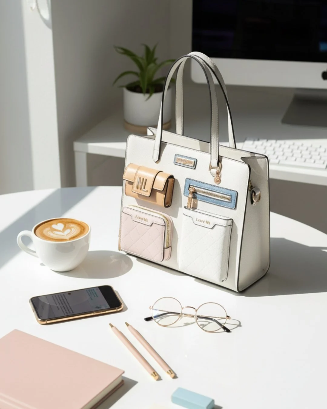 Stay effortlessly organized and stylish with the Colorblock Pocket Tote Bag, featuring bold pockets, quilted textures, and a modern design that carries your everyday with playful elegance. ๐ค
www.nicoleleeonline.com or link in bio!
#nicoleleeusa #n