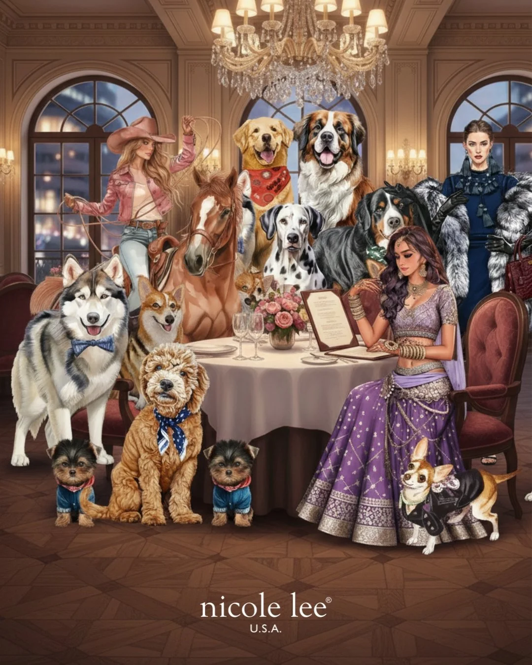 The perfect family photo at the yearly dinner 📸 💕
Everyone behaved for 3.5 seconds. We got the shot.

Find all Art print collections in link in bio!

#nicoleleeusa #nllook #collections #handbags #familyphoto