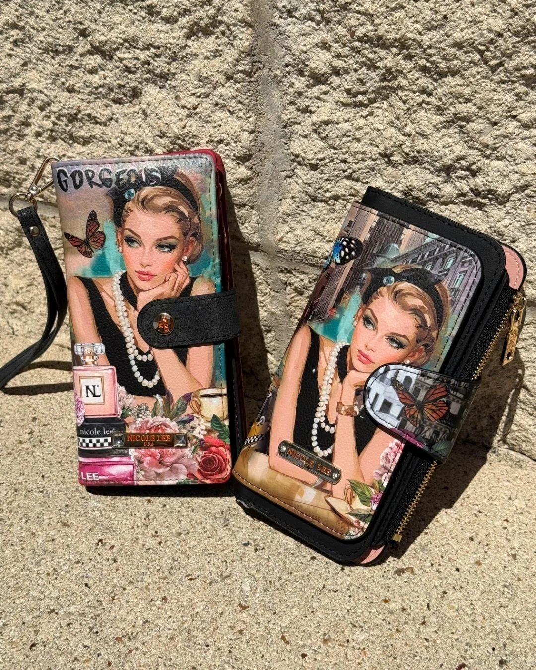 Our newest wallets just dropped in the Sabrina Imagines print featuring bold pops of color and a retro New York-inspired art style that turns organization into a statement. 🗽💳

Designed with multiple compartments, card slots, zip coin pockets, and 