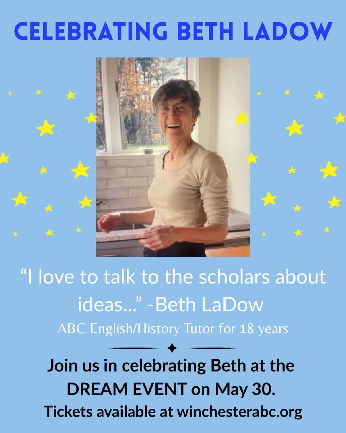 Two amazing friends are finishing their time with Winchester ABC. We can&rsquo;t thank you enough, Beth LaDow and Dan Burke. The impact that you&rsquo;ve made on our program is immeasurable. 

Come celebrate Dan and Beth and have some fun at the Winc