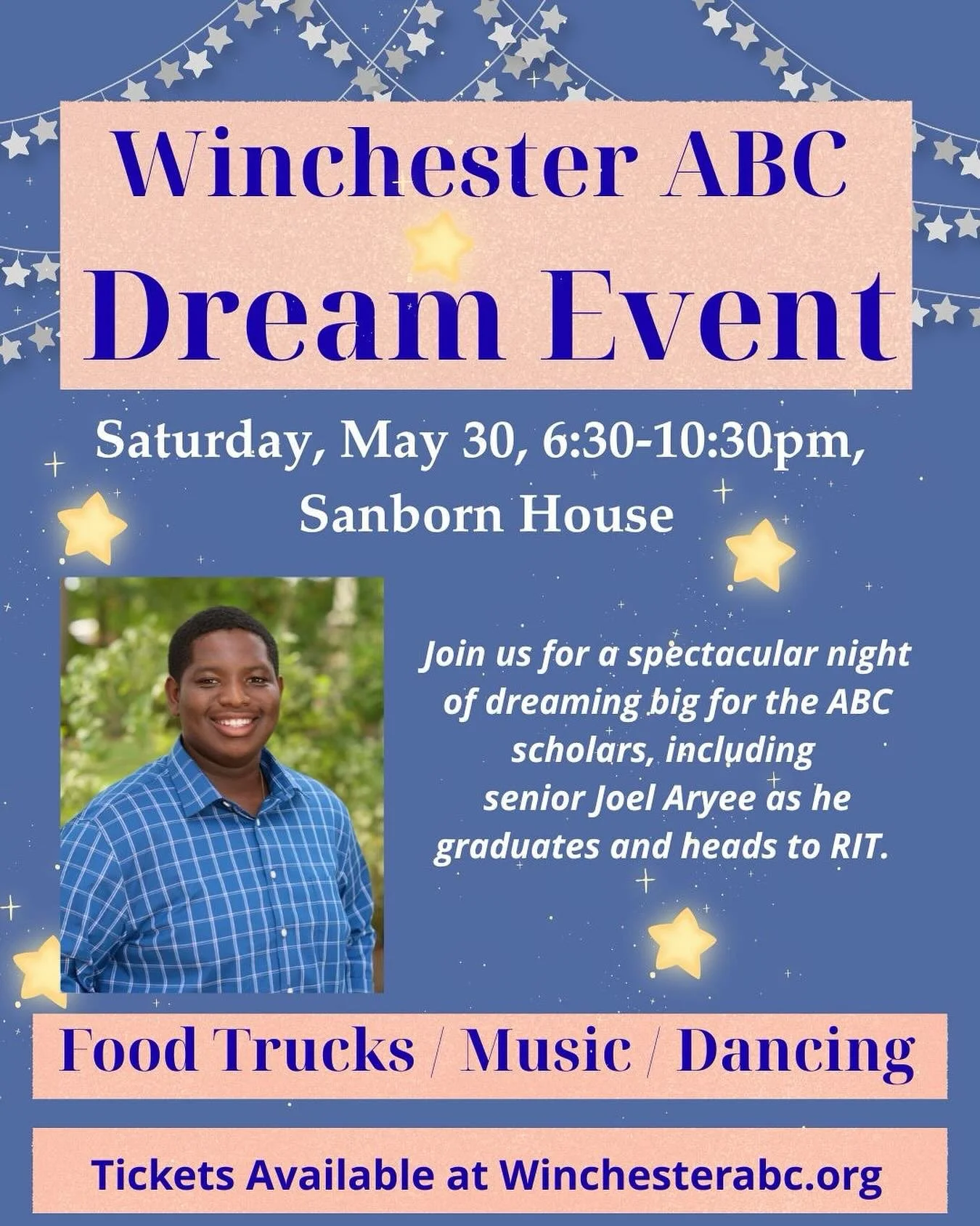 Do you have your tickets?! The Winchester ABC Dream Event is only a couple weeks away and we&rsquo;d love to see you there! WinchesterABC.org for tickets. Let&rsquo;s celebrate this special program and the amazing scholars! We&rsquo;re so proud of Jo